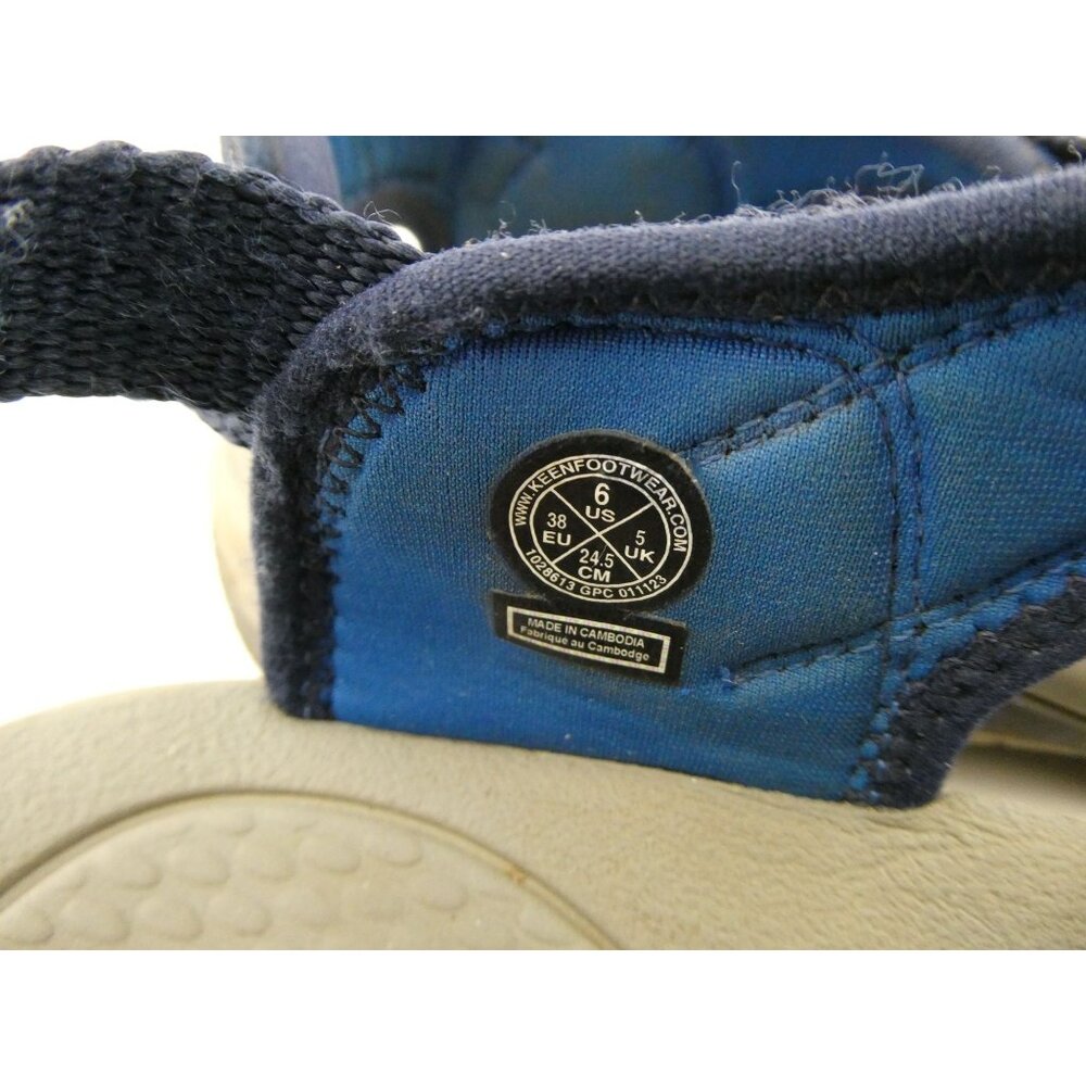 Keen Newport Waterproof Hiking Sandals Navy/Yellow Size 6 - Picture 7 of 11